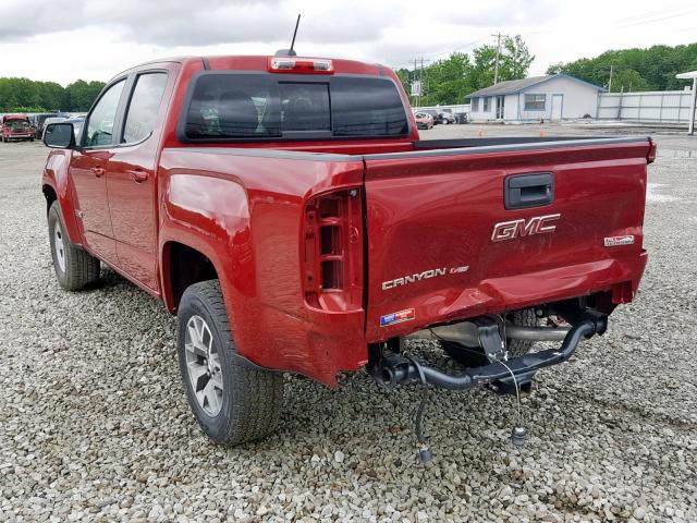 1GTG6FEN0K1292444 - 2019 GMC CANYON ALL RED photo 3