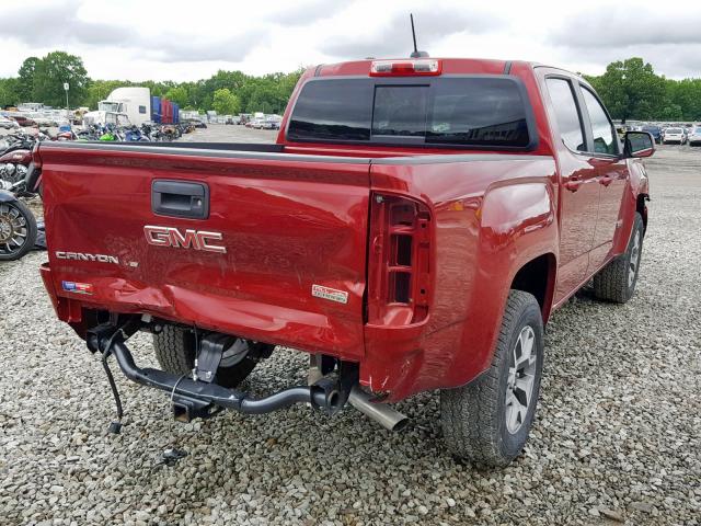 1GTG6FEN0K1292444 - 2019 GMC CANYON ALL RED photo 4