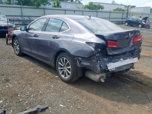 19UUB1F38KA002502 - 2019 ACURA TLX GRAY photo 3