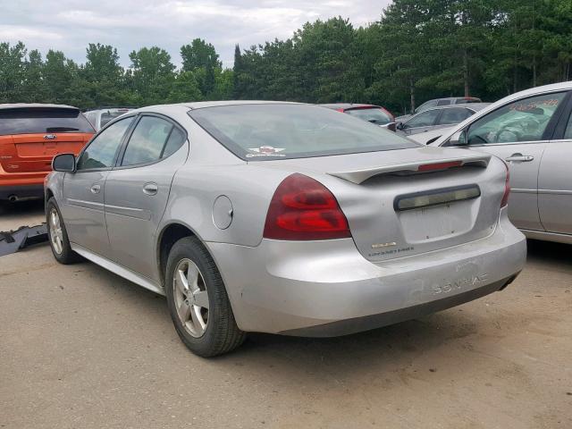2G2WP552181113182 - 2008 PONTIAC GRAND PRIX SILVER photo 3