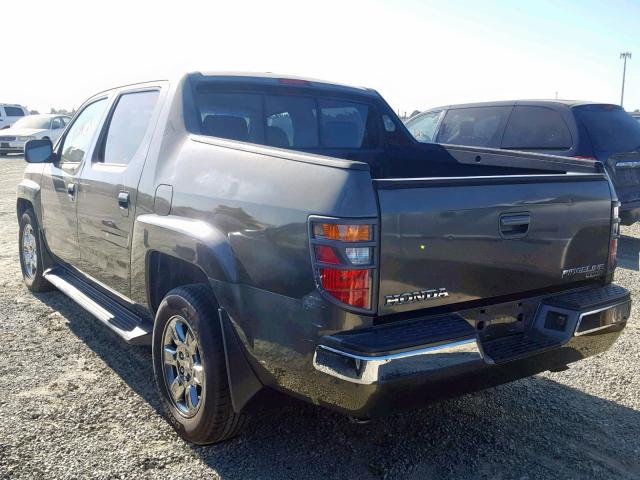 2HJYK16506H519913 - 2006 HONDA RIDGELINE GREEN photo 3