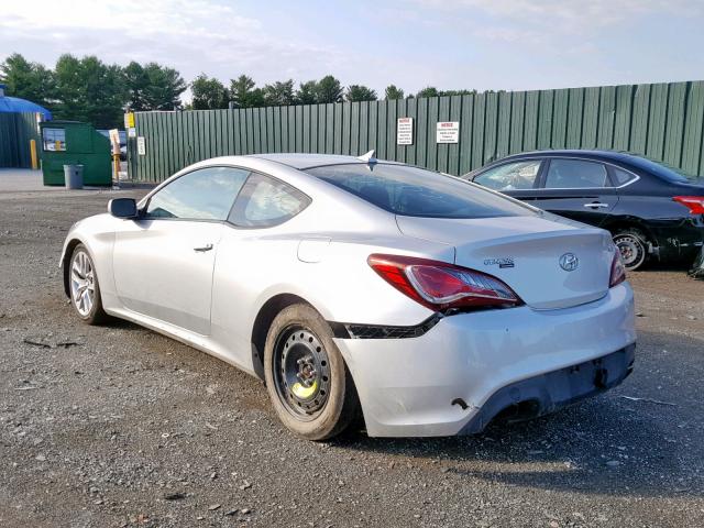 KMHHT6KD6DU092643 - 2013 HYUNDAI GENESIS CO SILVER photo 3