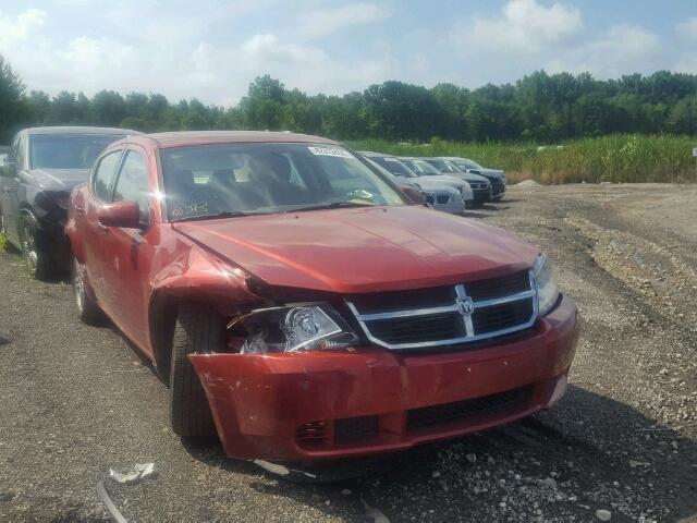 1B3CC1FBXAN231545 - 2010 DODGE AVENGER EX RED photo 1