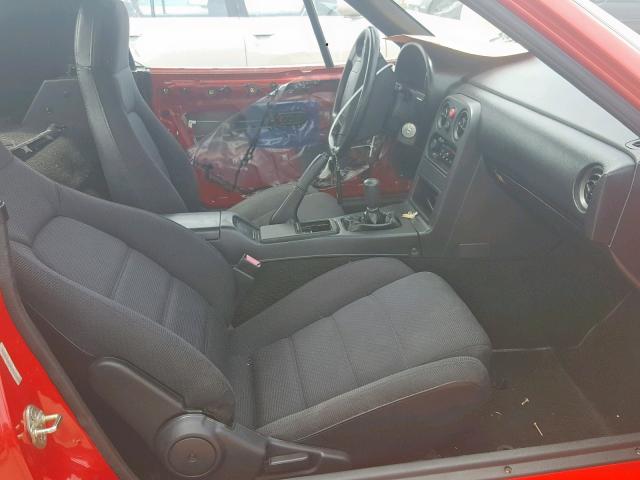 JM1NA3516M1239574 - 1991 MAZDA MX-5 MIATA RED photo 5