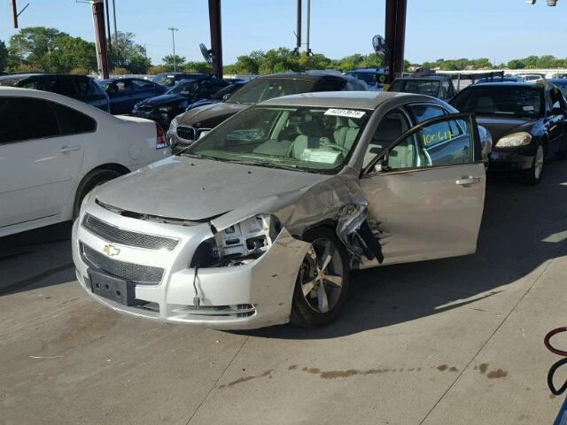 1G1ZC5EU1BF139165 - 2011 CHEVROLET MALIBU 1LT SILVER photo 2