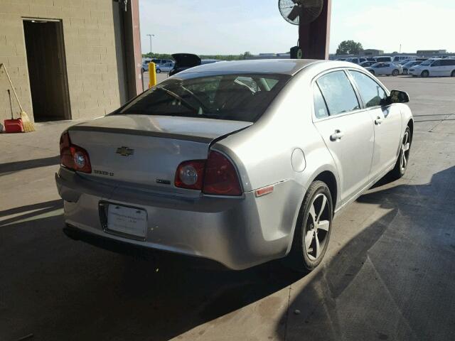 1G1ZC5EU1BF139165 - 2011 CHEVROLET MALIBU 1LT SILVER photo 4