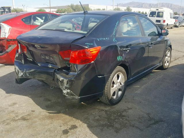 KNAFU4A20A5229060 - 2010 KIA FORTE EX BLACK photo 4