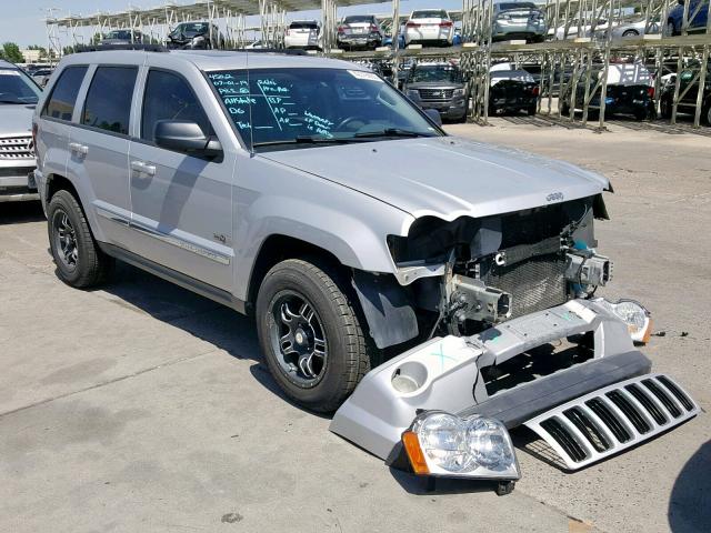 1J4GR48K46C345387 - 2006 JEEP GRAND CHER SILVER photo 1