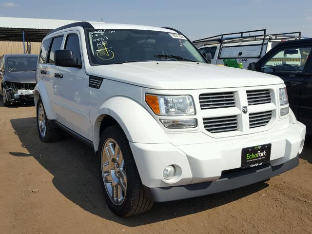 1D4PU4GKXBW559947 - 2011 DODGE NITRO HEAT WHITE photo 1