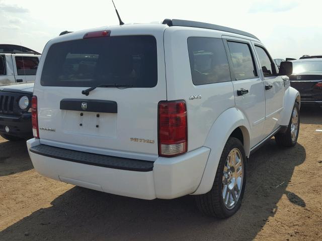 1D4PU4GKXBW559947 - 2011 DODGE NITRO HEAT WHITE photo 4