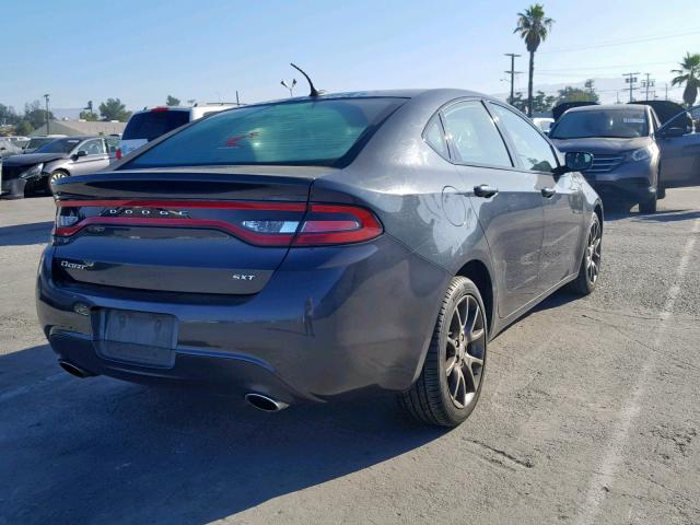 1C3CDFBA1DD300577 - 2013 DODGE DART SXT CHARCOAL photo 4