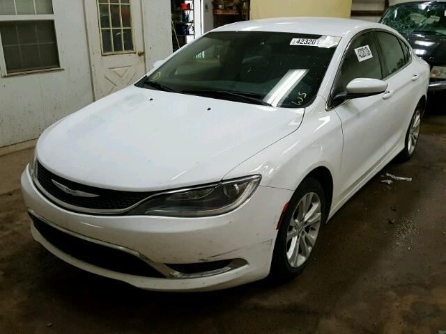 1C3CCCAB2FN552492 - 2015 CHRYSLER 200 LIMITE WHITE photo 2