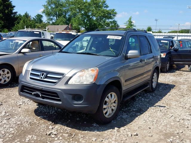 SHSRD77836U431077 - 2006 HONDA CR-V EX GRAY photo 2