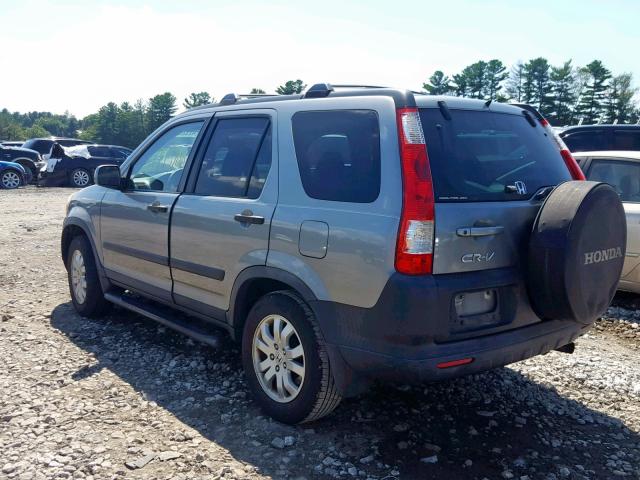 SHSRD77836U431077 - 2006 HONDA CR-V EX GRAY photo 3