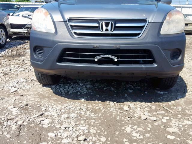 SHSRD77836U431077 - 2006 HONDA CR-V EX GRAY photo 9