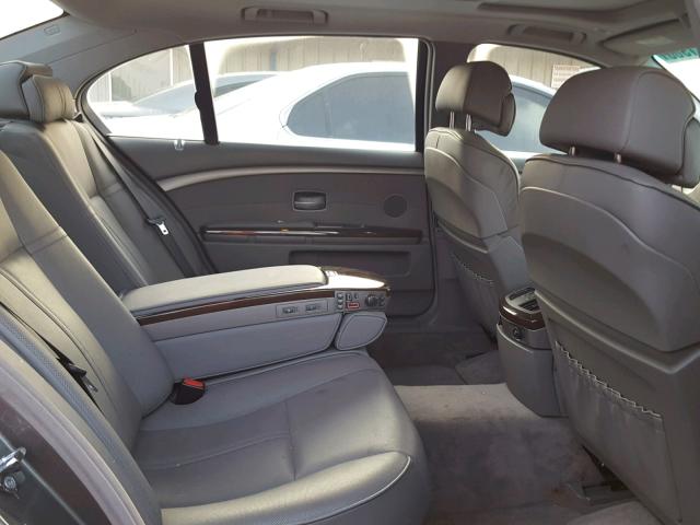 WBAGN63504DS55219 - 2004 BMW 745 LI GRAY photo 6