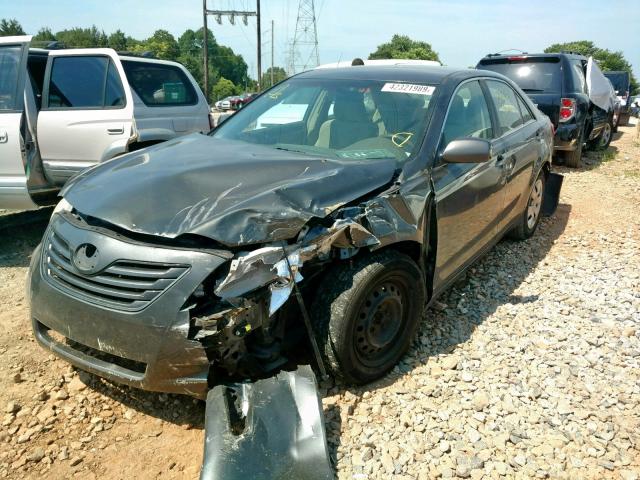 4T1BE46K98U241629 - 2008 TOYOTA CAMRY CE GRAY photo 2