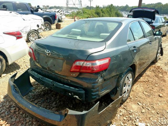 4T1BE46K98U241629 - 2008 TOYOTA CAMRY CE GRAY photo 4