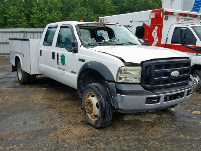 1FDAW56P67EA79610 - 2007 FORD F550 SUPER WHITE photo 1