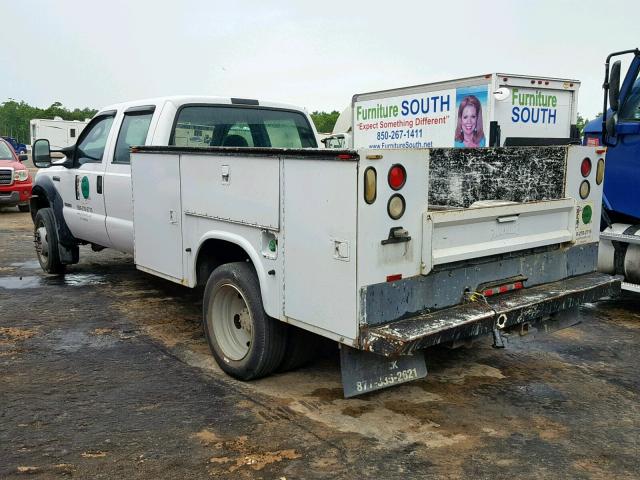 1FDAW56P67EA79610 - 2007 FORD F550 SUPER WHITE photo 3