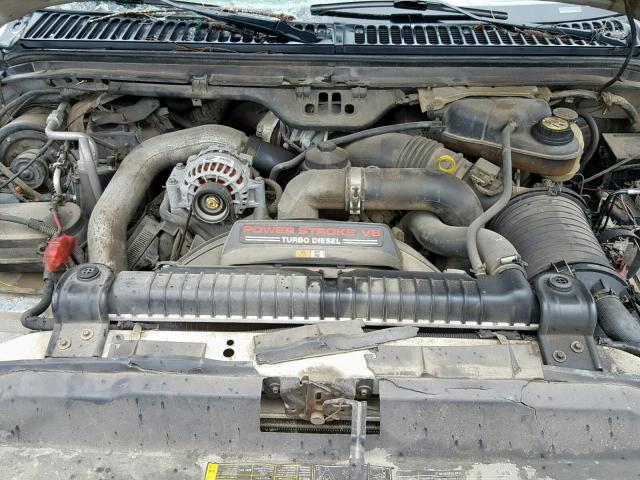 1FDAW56P67EA79610 - 2007 FORD F550 SUPER WHITE photo 7