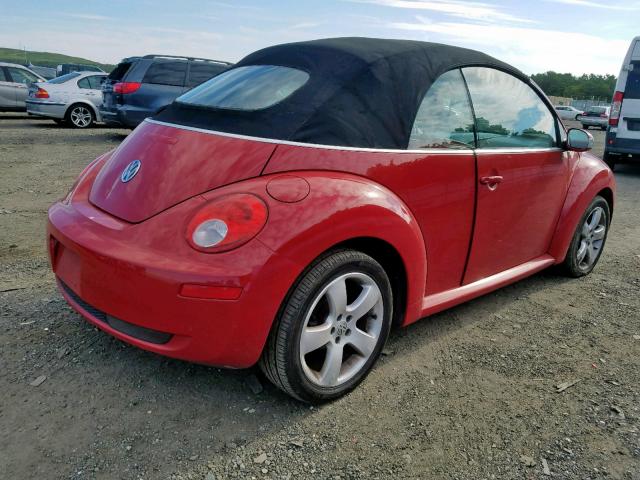 3VWSG31Y56M332948 - 2006 VOLKSWAGEN NEW BEETLE წითელი ფოტო 4