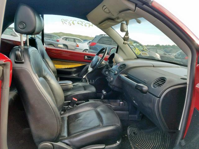 3VWSG31Y56M332948 - 2006 VOLKSWAGEN NEW BEETLE წითელი ფოტო 5