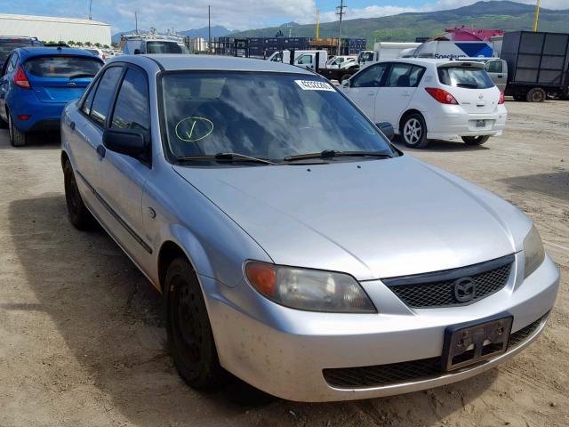 JM1BJ225330151655 - 2003 MAZDA PROTEGE DX SILVER photo 1