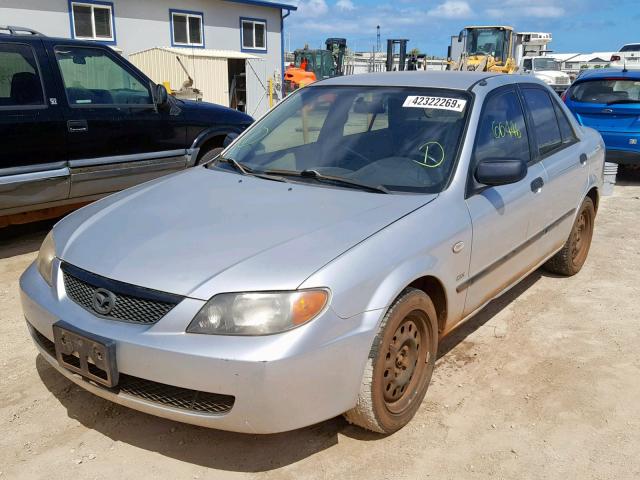 JM1BJ225330151655 - 2003 MAZDA PROTEGE DX SILVER photo 2