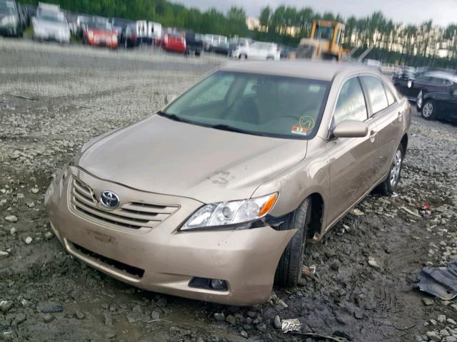 4T1BE46K07U519283 - 2007 TOYOTA CAMRY NEW GOLD photo 2