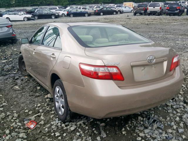 4T1BE46K07U519283 - 2007 TOYOTA CAMRY NEW GOLD photo 3