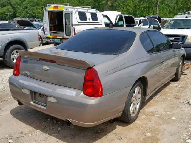 2G1WN151469380177 - 2006 CHEVROLET MONTE CARL BROWN photo 4