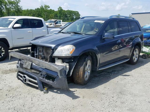 4JGBF7BE8BA738419 - 2011 MERCEDES-BENZ GL 450 4MA BLUE photo 2