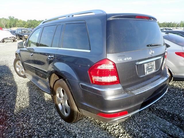 4JGBF7BE8BA738419 - 2011 MERCEDES-BENZ GL 450 4MA BLUE photo 3