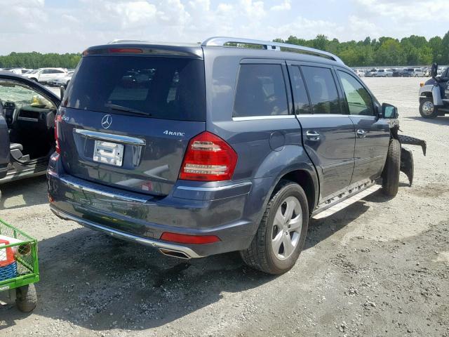 4JGBF7BE8BA738419 - 2011 MERCEDES-BENZ GL 450 4MA BLUE photo 4