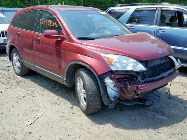 5J6RE4H70AL030319 - 2010 HONDA CR-V EXL MAROON photo 1