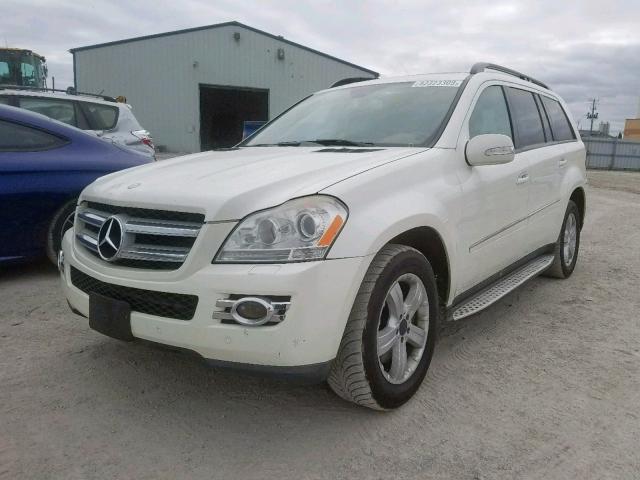 4JGBF22E28A334155 - 2008 MERCEDES-BENZ GL 320 CDI WHITE photo 2