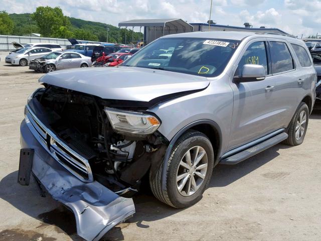 1C4RDJDG4EC366218 - 2014 DODGE DURANGO LI SILVER photo 2