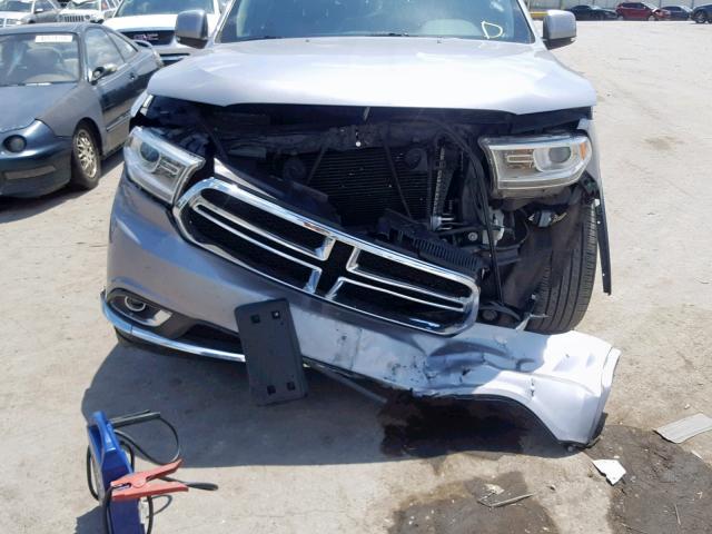 1C4RDJDG4EC366218 - 2014 DODGE DURANGO LI SILVER photo 9