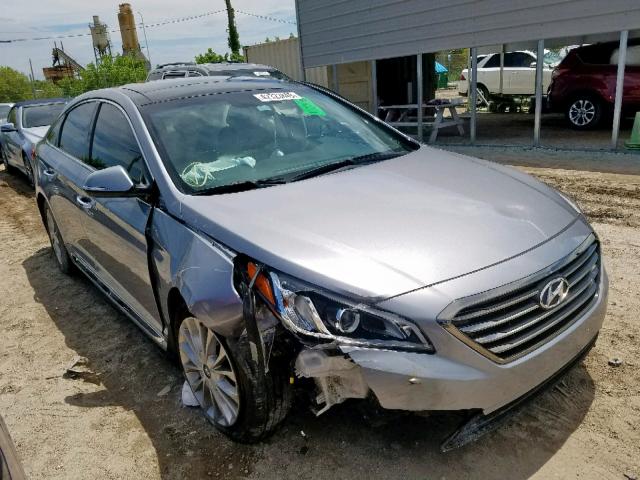 5NPE34AF5FH251101 - 2015 HYUNDAI SONATA SPO GRAY photo 1