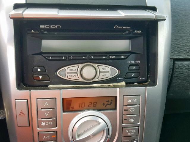 JTKDE177160091664 - 2006 TOYOTA SCION TC ლურჯი ფოტო 9