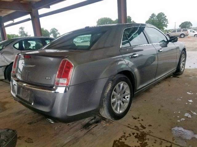 2C3CCACG1CH283497 - 2012 CHRYSLER 300 LIMITE GRAY photo 4