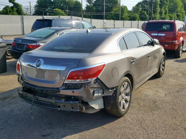 1G4GC5GD9BF187603 - 2011 BUICK LACROSSE C TAN photo 4