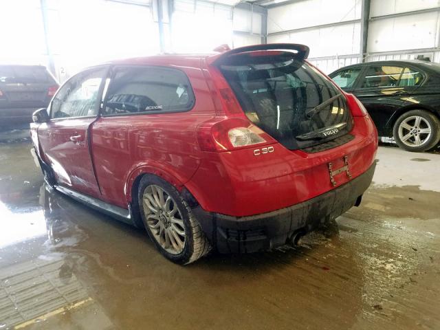 YV1MK672X82078592 - 2008 VOLVO C30 T5 RED photo 3