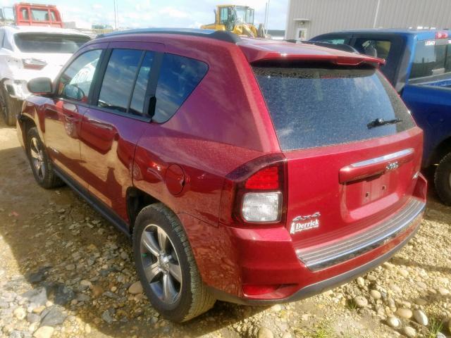 1C4NJDAB8GD752834 - 2016 JEEP COMPASS SP RED photo 3