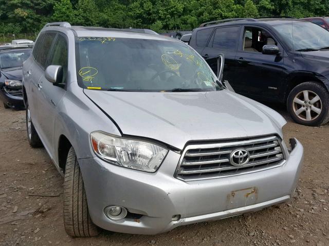 JTEDK3EH7A2167677 - 2010 TOYOTA HIGHLANDER SILVER photo 1