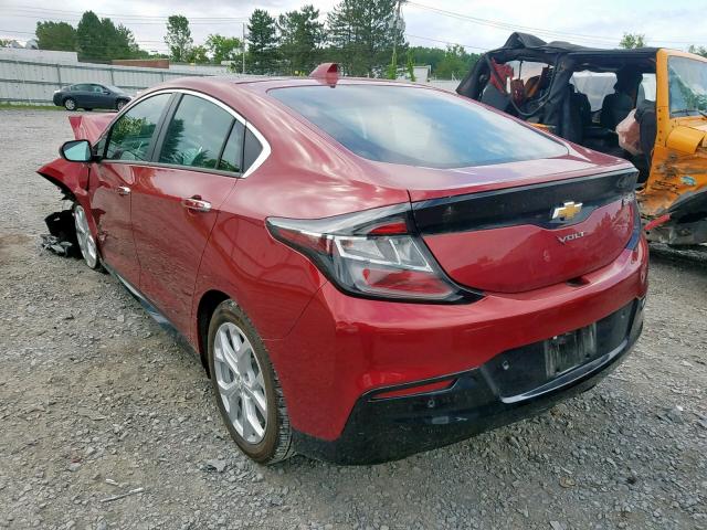 1G1RD6S58JU114371 - 2018 CHEVROLET VOLT PREMI RED photo 3