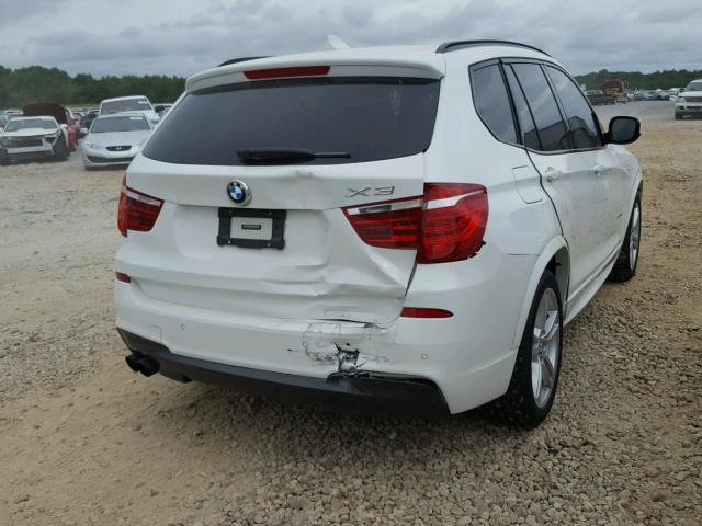 5UXWX9C59D0A29201 - 2013 BMW X3 XDRIVE2 WHITE photo 4