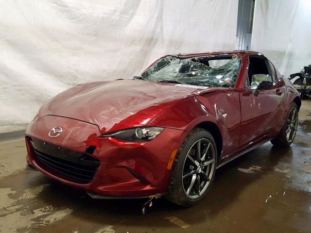 JM1NDAM74K0308640 - 2019 MAZDA MX-5 MIATA RED photo 2