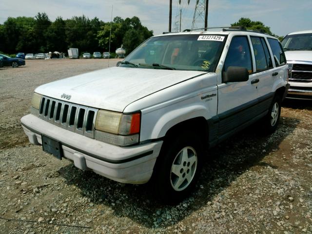 1J4GZ58S1RC353960 - 1994 JEEP GRAND CHER WHITE photo 2